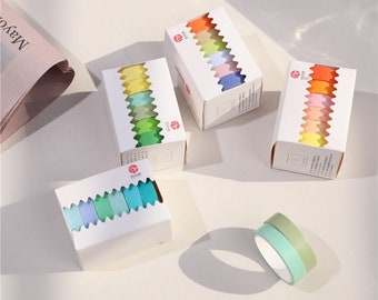 Summer Color Scheme Washi Tape *with NEW vibrant colors* – Set of 6