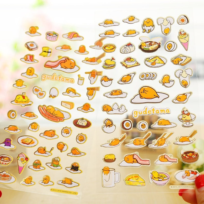 Gudetama Sticker Sheet | Etsy