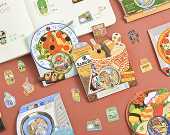 Food Themed Stickers - Set of 40