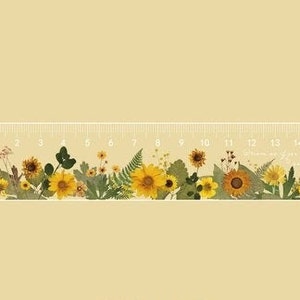 Floral Ruler - 15cm - Etsy