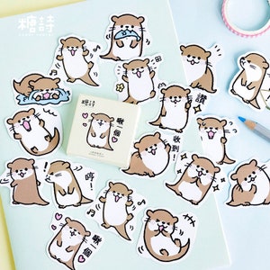 Sea Otter Stickers – Set of 45