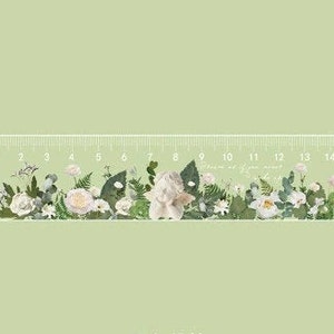 Floral Ruler - 15cm - Etsy