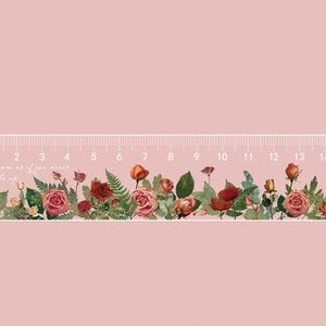 Floral Ruler - 15cm - Etsy