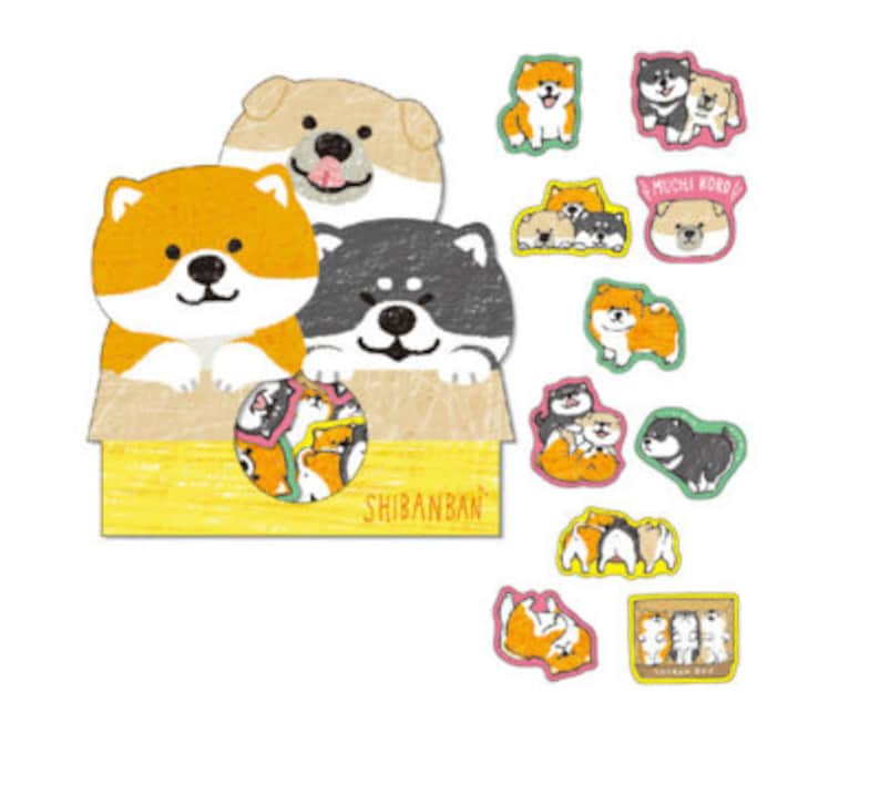 Shiba Inu Stickers \u2013 Set of 30