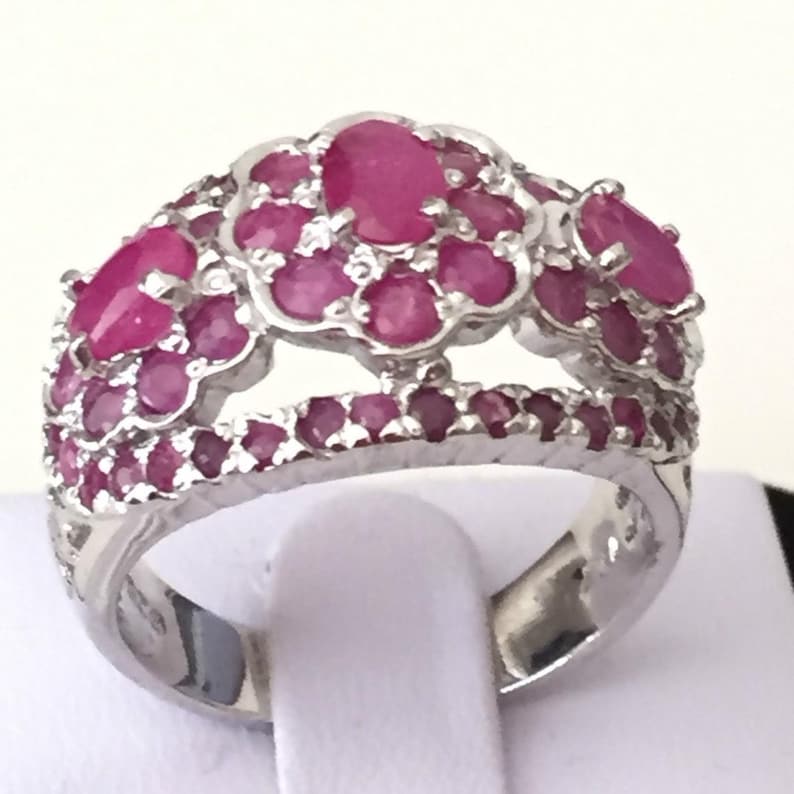 Ruby Rings: Stunning handmade genuine ruby ring Genuine | Etsy