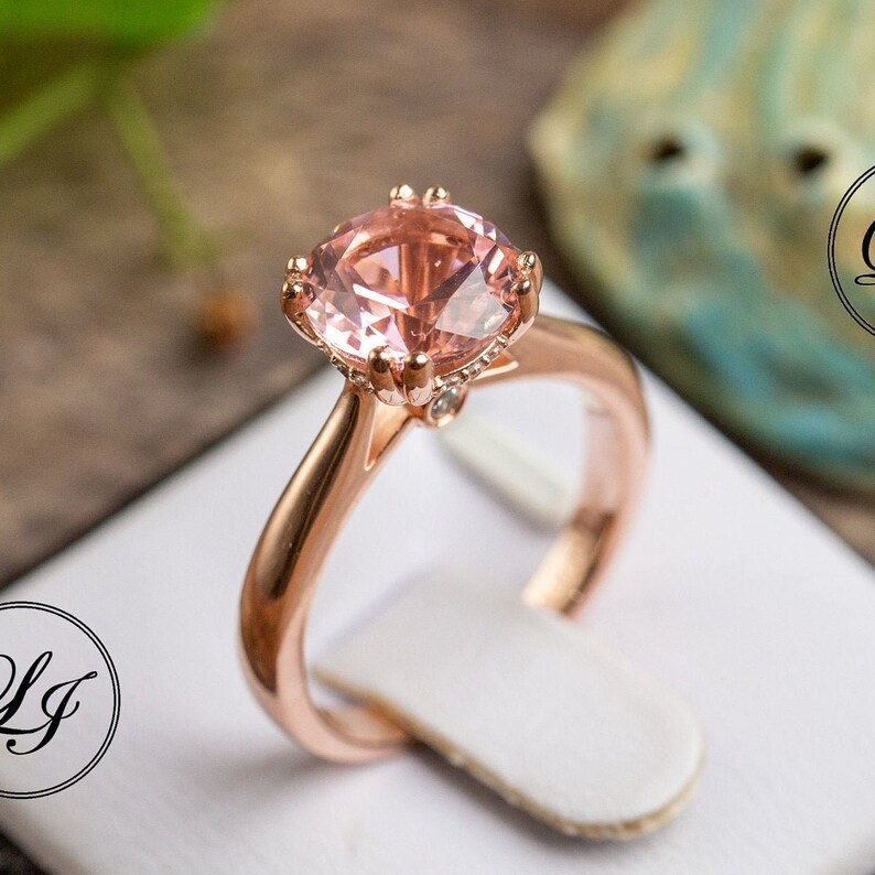Ring 3ct Lab Grown Created Engagement Etsy Australia