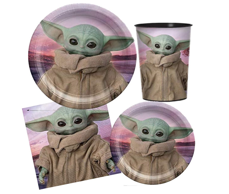 BABY yoda theme items for your birthday party theme decoration Etsy