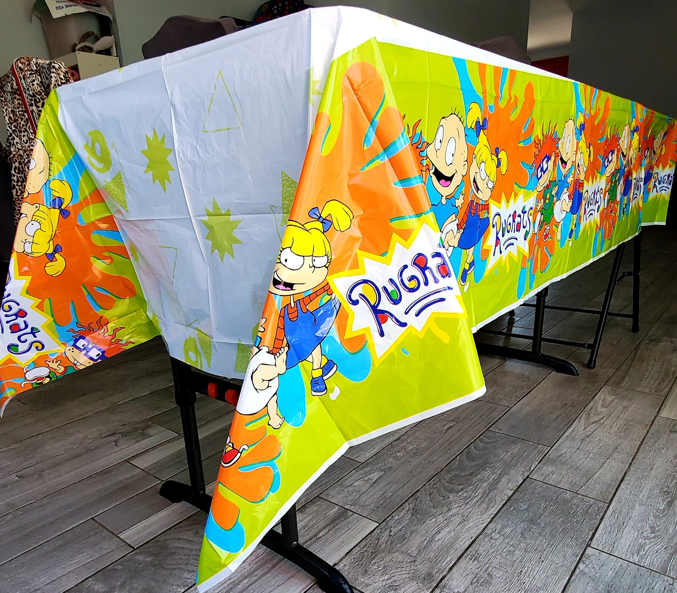 SELECT RUGRATS table cover banner balloon cupcake cake topper Etsy