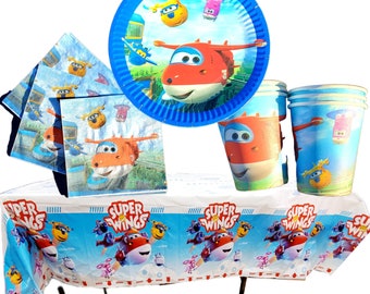 Super Wings Toppers Etsy