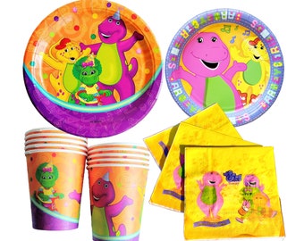 Barney Birthday Etsy