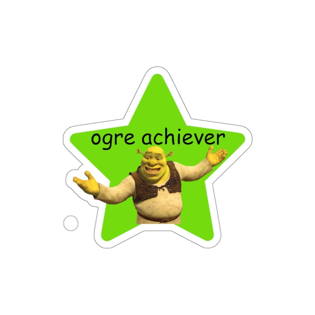 Shrek Meme Sticker for Sale by cbeezle