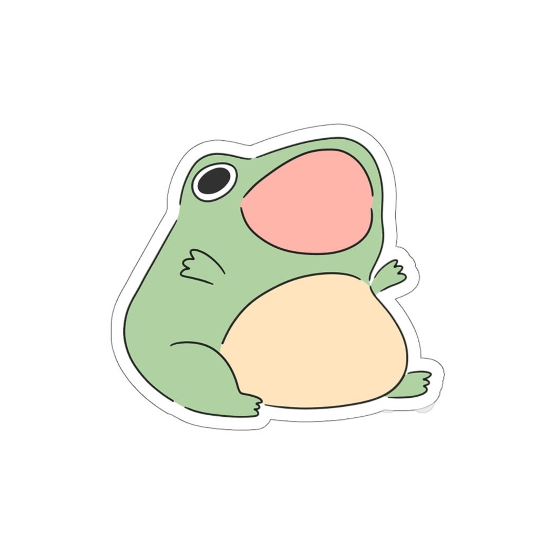 Fat Frog Sticker Tier Aufkleber Frosch Sticker Niedlicher Sticker TikTok Sticker  Laptop Vinyl Sticker Aufkleber - .de