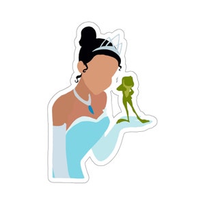 Tiana and The Frog sticker | The Princess and the Frog | Disney Princesses | Disney Sticker | Vinyl Laptop Sticker Decal