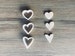Hearts Set Polymer Clay Cutter, Valentines Day Hearts Earrings Cutters Set 