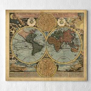 Historische alte Karte, digitaler Download, druckbare Wandkunst, Wand-Dekor, druckbare Download, Home Decor