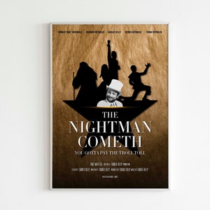 Fan Art The Nightman Cometh, Charlie Kelly, Its Always Sunny in Philadelphia, Movie Poster, Wall Art, Digital Download