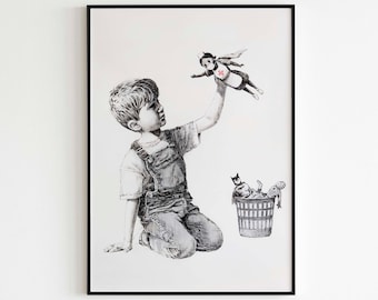 Banksy Print Etsy
