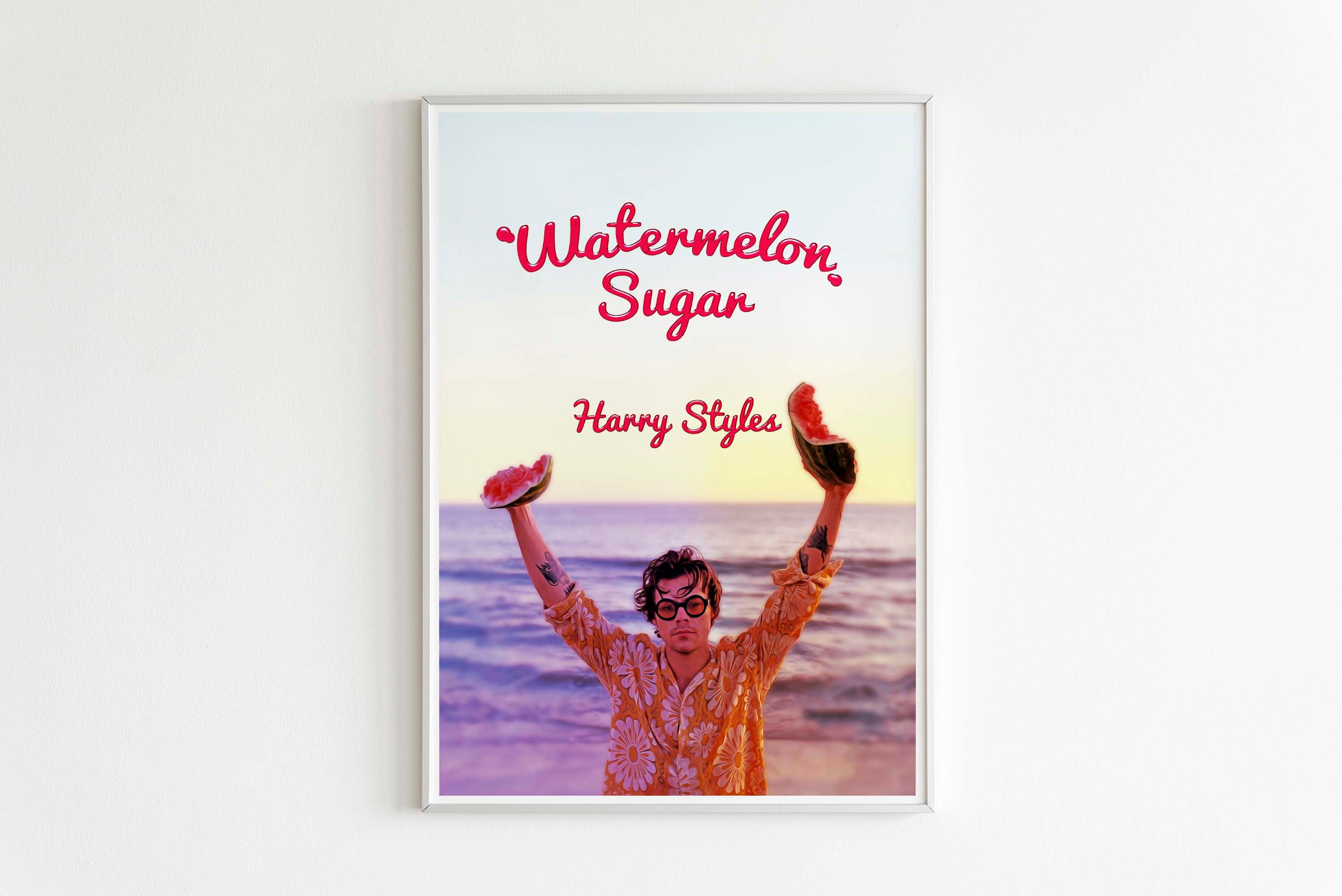 watermelon sugar high watermelon sugar watermelon poster sugar poster pastel poster pink poster pop poster home decor Instant Download post