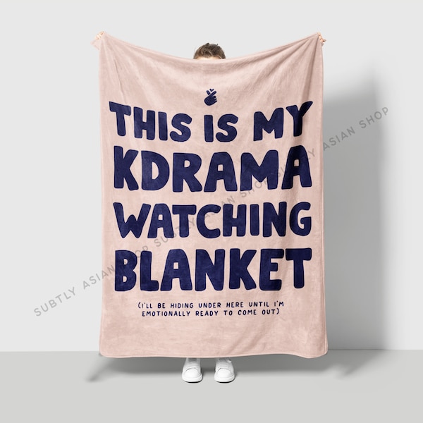 Couverture en polaire sherpa : cadeau pour les fans de Kdrama