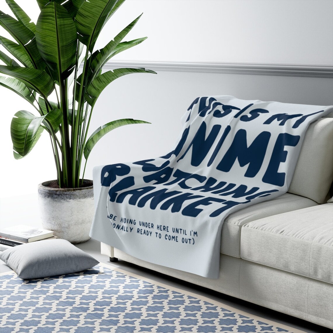 This is My Anime Watching Blanket Gift for Anime Fans Sherpa Etsy