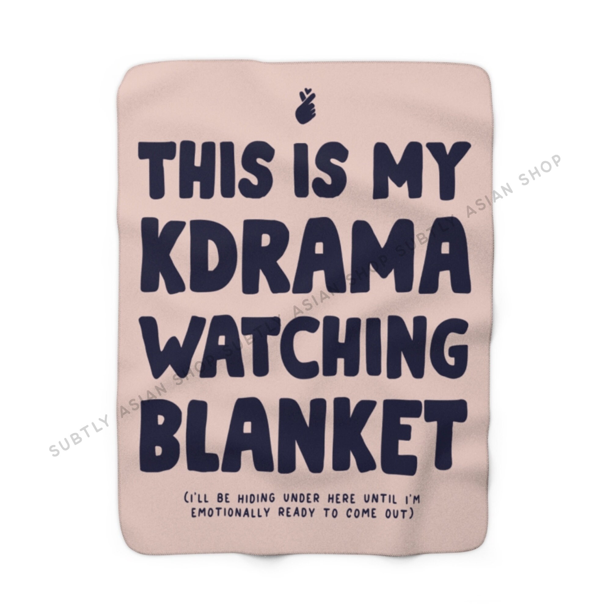 This is My Kdrama Watching Blanket Gift for Kdrama Fans Sherpa Etsy