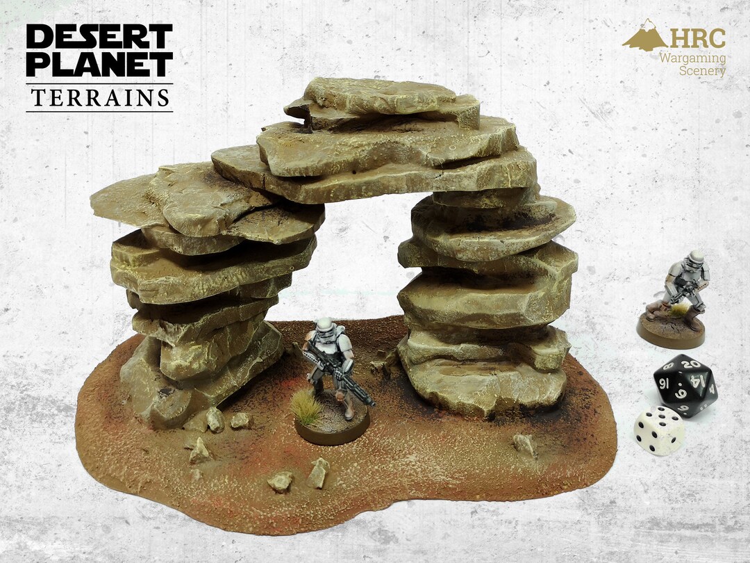Desert Arch Rock Star Wars Legion Terrain Tatooine Inspired - Etsy