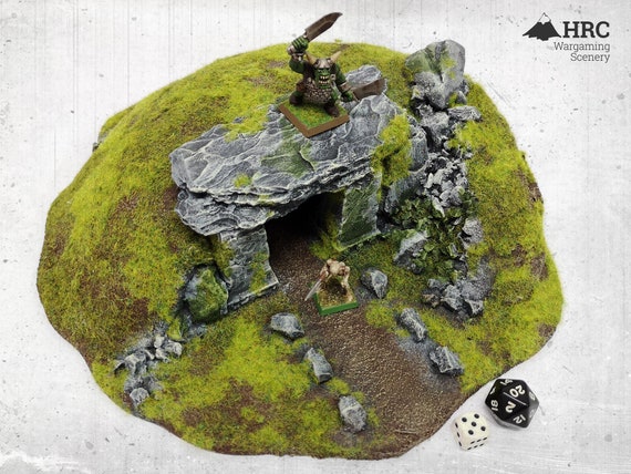 Big Barrow Wargaming Terrain, Painted Flocked Tomb, Grave, Hill Scenery for  RPG and War Games Warhammer, Kow, Lotr, Hobbit, D&D, Saga - Etsy
