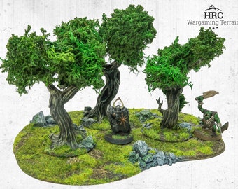 未組み立て warhammer AOS Woods×3箱 Wyldwood Forest - Wargaming Terrain, Warhammer Wood, Scenery