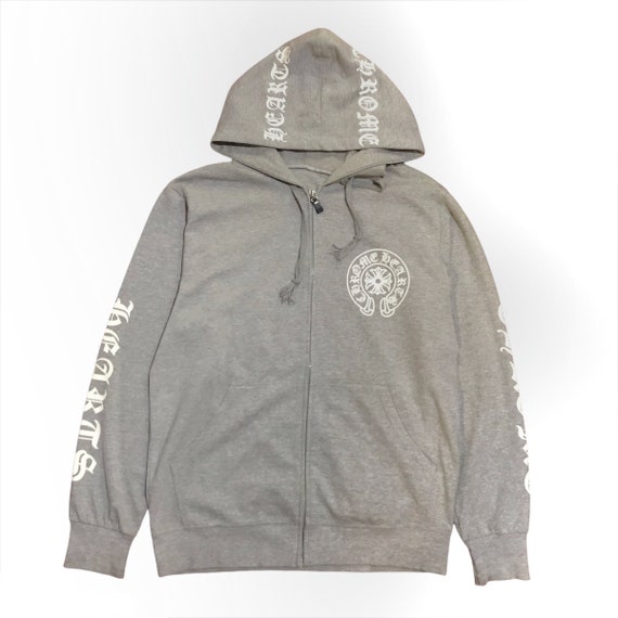 Vintage Chrome Hearts Ziphoodie