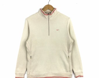 beige vintage nike jumper