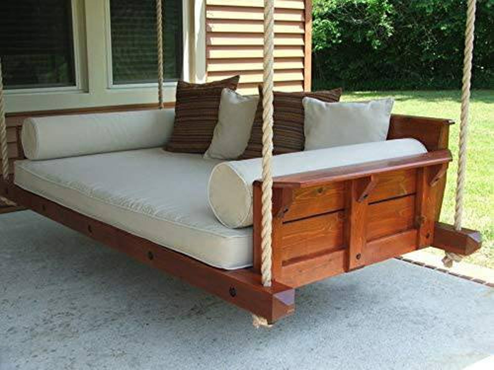 MATTRESS INCLUDED Porch Swing Swing Beds Patio daybed Etsy