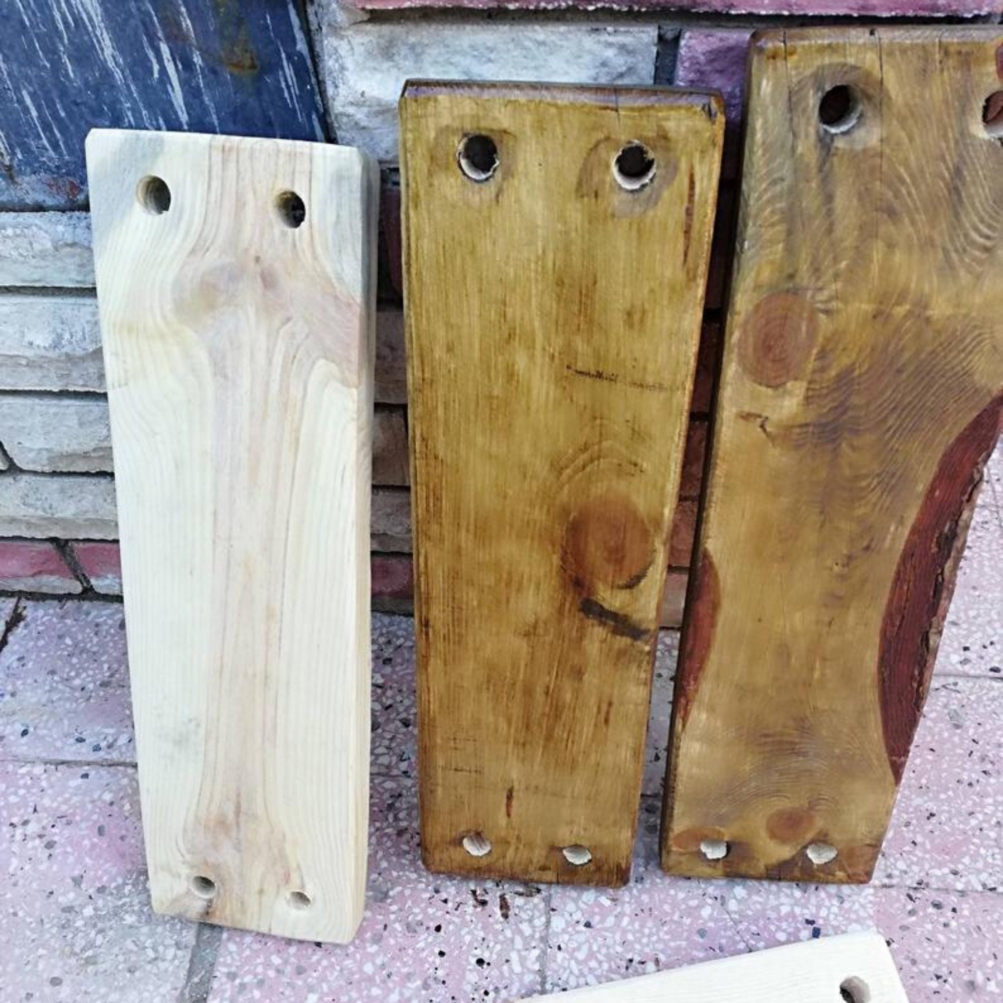 Columpio interior al aire libre de árboles de madera para los | Etsy