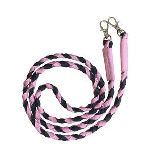 Hobbyhorse reins - multiple color options, braided stripe pattern