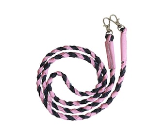 Hobbyhorse reins - multiple color options, braided stripe pattern