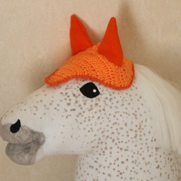 Hobbyhorse crochet ear bonnet - Multiple colors