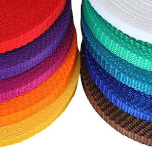 Nylon webbing, sold per meter image 1