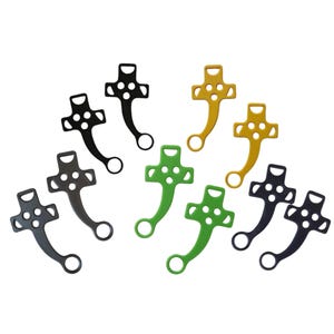 Hobbyhorse Hackamore bits - 3D printed, multiple colors