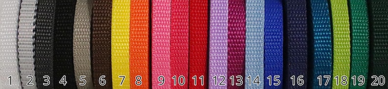 Nylon webbing, sold per meter image 2