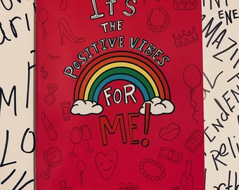 Positive Vibes. - Greeting Card, Women Empowerment, Friendship, Women's History Month