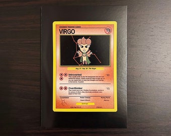Virgo - Zodimon! Astrology Greeting Card, Birthday Day Cards, Tarot, Gift