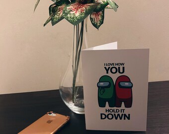 I Love How You Hold It Down - Greeting Card, Valentine's Day Cards, Vday, Valentines, Romance