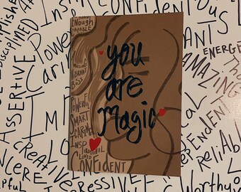 You Are Magic. - Greeting Card, Fuck it up sis, Women Empowerment, Friendship, Women's History Month