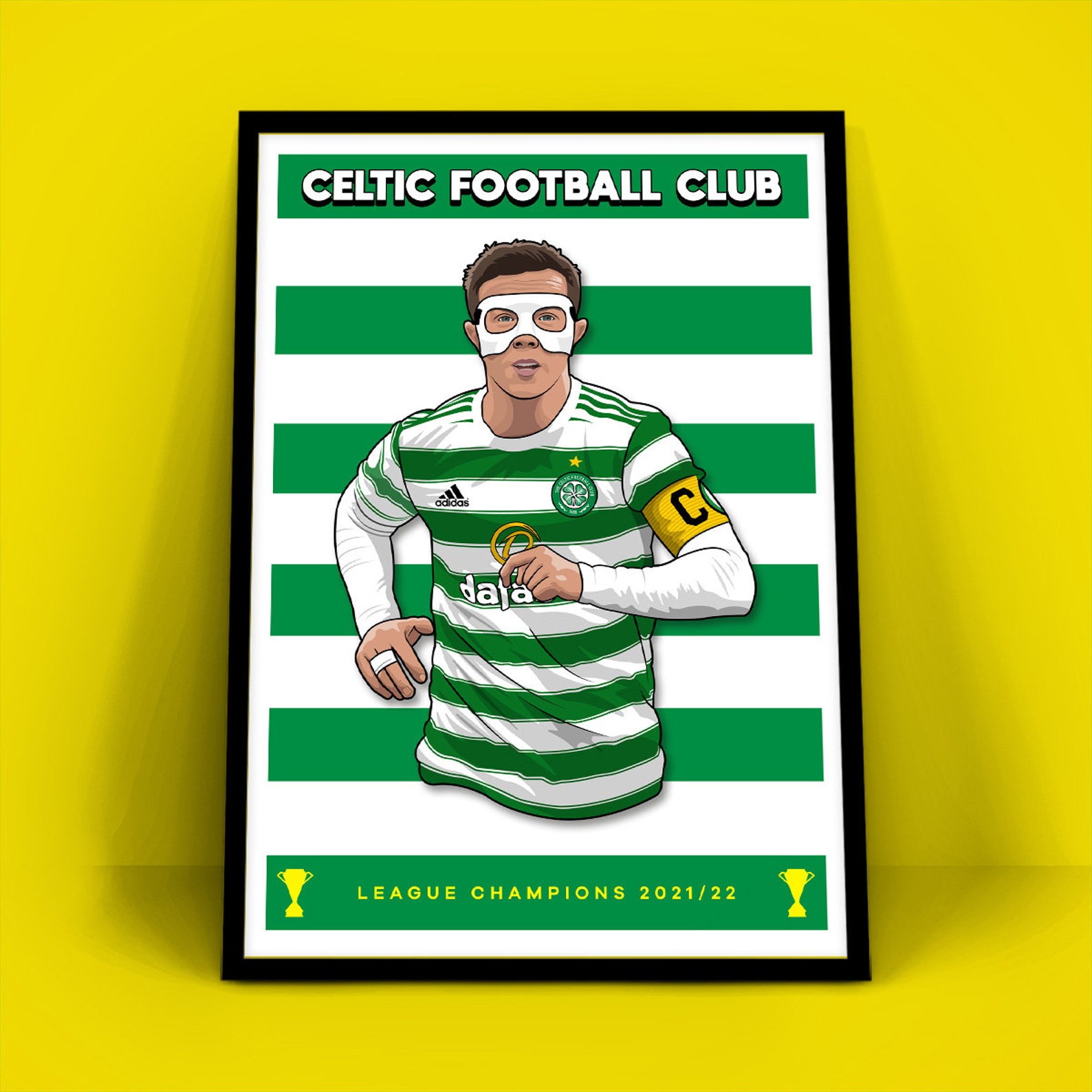 Celtic Football Club League Champions 2021/22 Celtic FC Etsy