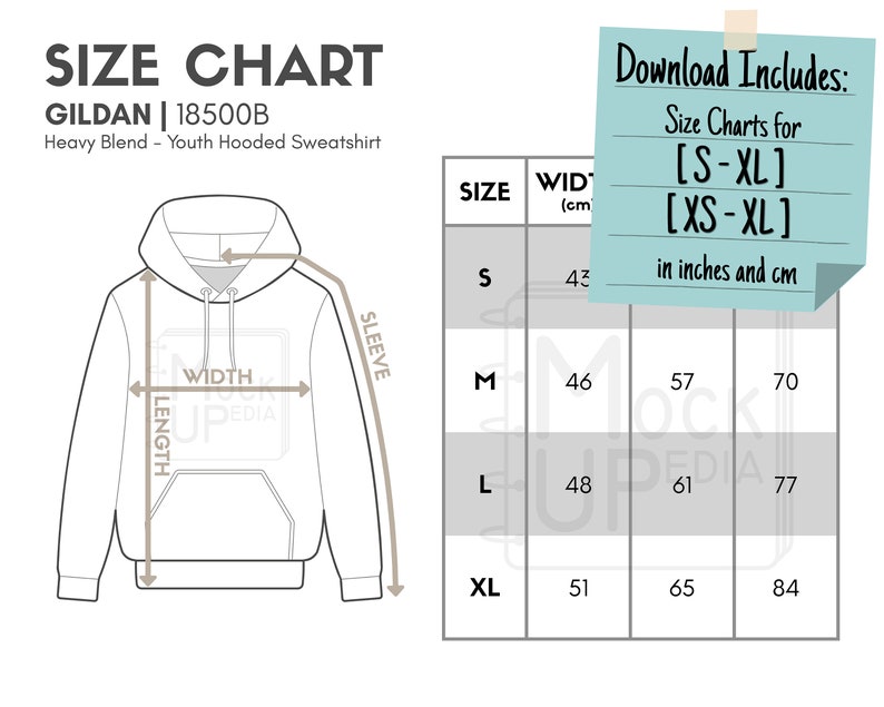 hoodie print size