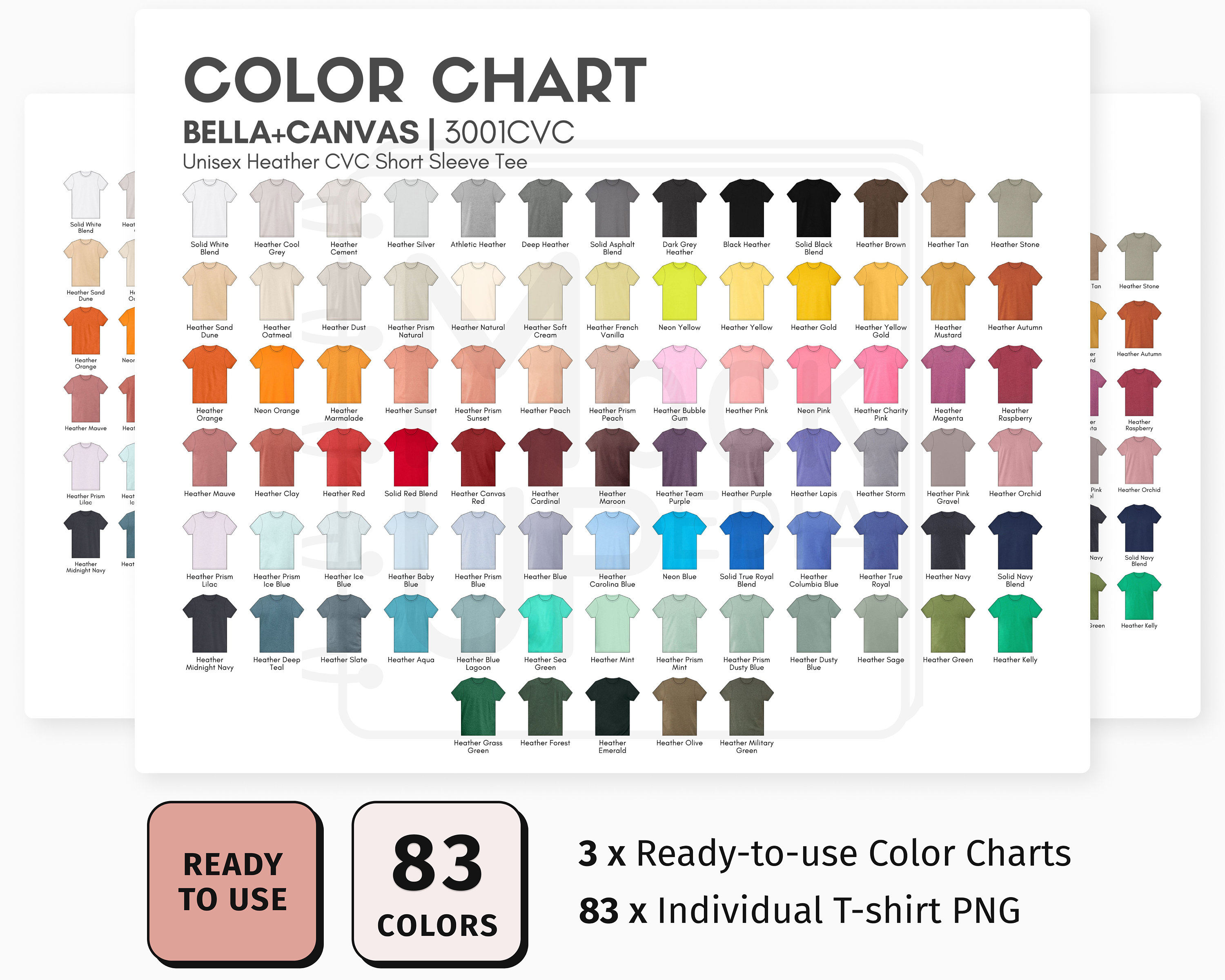 3001cvc unisex heather cvc ss tee