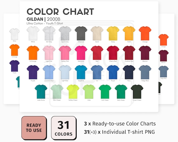 gildan ultra cotton colors