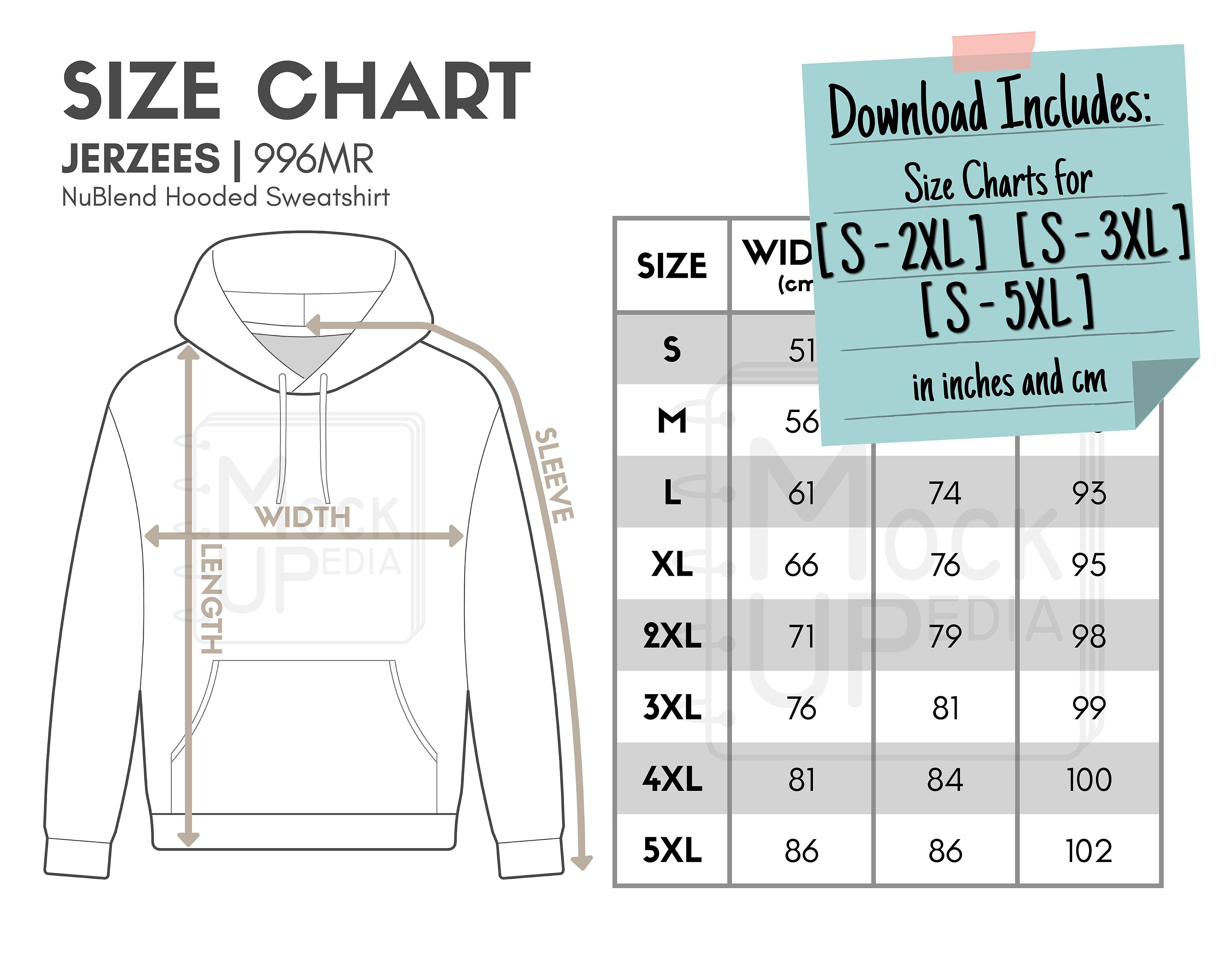 Mens Hoodie Size Chart Cm Canoeracing uk