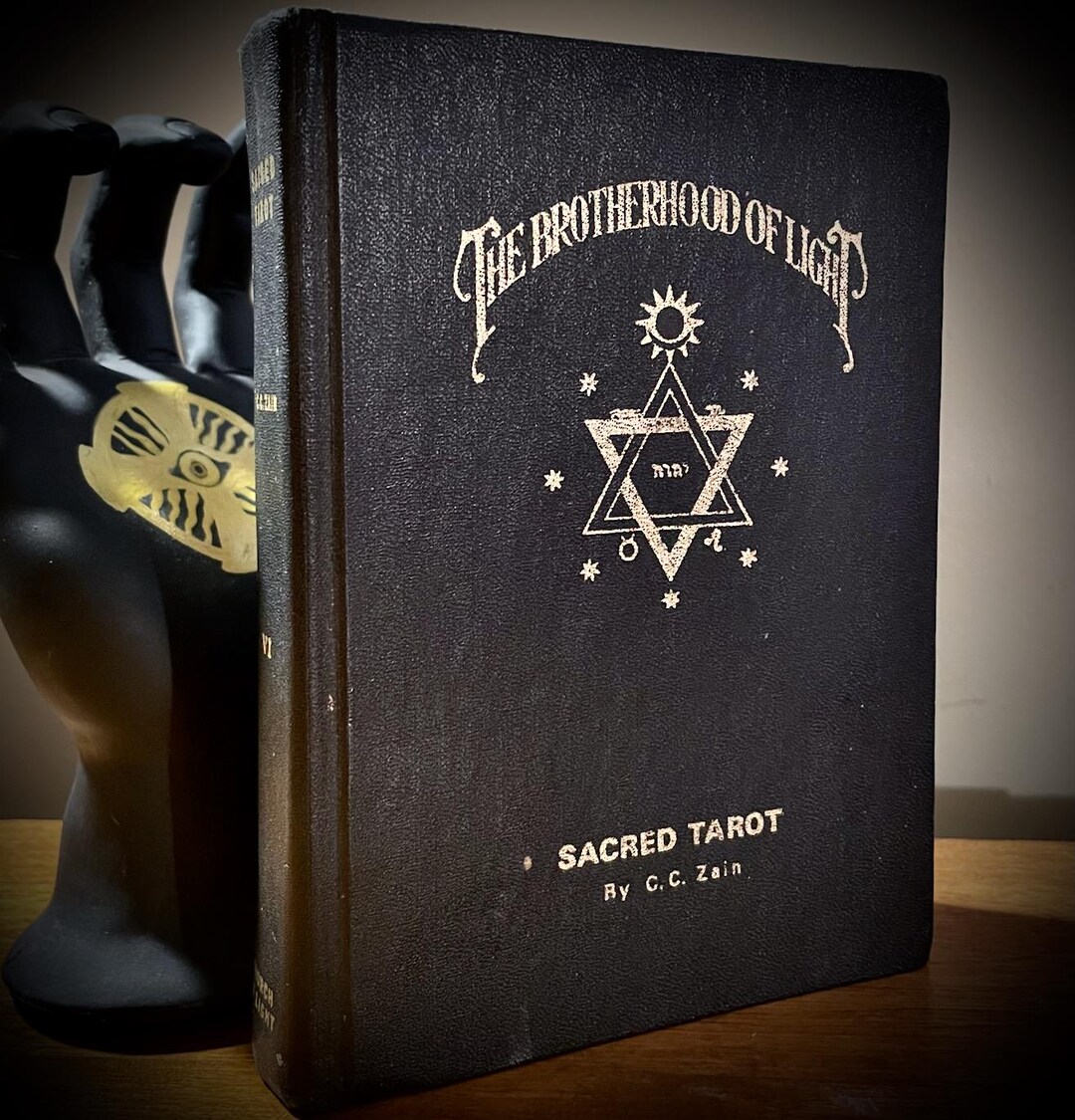 SACRED TAROT by C. C. ZAIN 1969 Hardbound Serials About Zain's