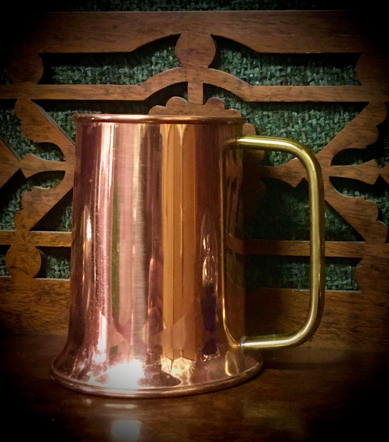 COPPERCRAFT GUILD TANKARD 5 Inches Tall Handmade Handmade in Etsy