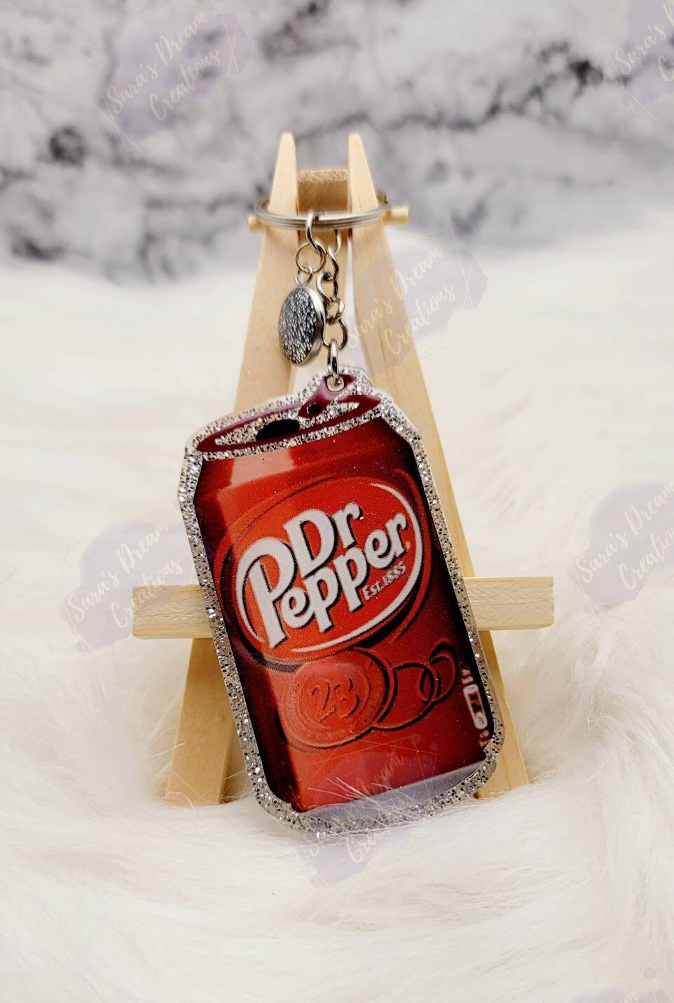 Soda can keychain Dr pepper Dr pepper keychain personalized Etsy